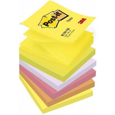 Post-it, Haftnotiz, Z-Notes Regenbogen (76 x 76 mm) Post-it, Haftnotiz, Z-Notes Regenbogen (76 x 76 mm)