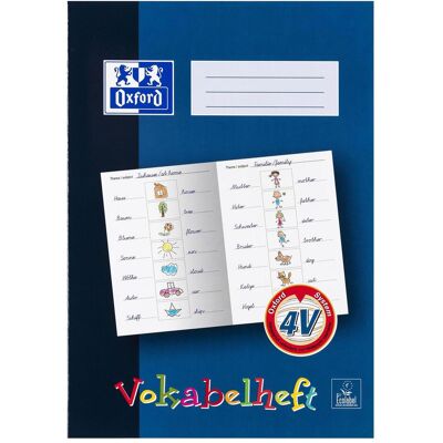 Oxford, Heft + Block, Vokabelheft A4 (A4, Liniert, Harter Einband) Oxford, Heft + Block, Vokabelheft A4 (A4, Liniert, Harter Einband)