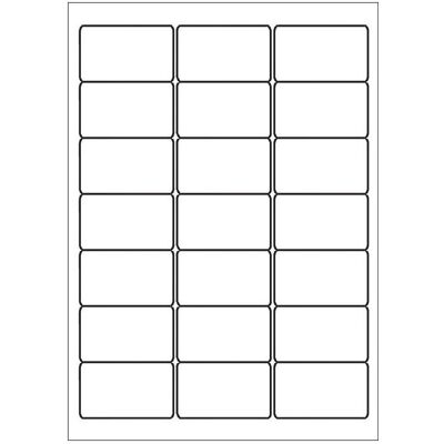 Sorex, Etiketten, A4 Etiketten 63,5 x 38,1 mm weiss (100 Blatt) Sorex, Etiketten, A4 Etiketten 63,5 x 38,1 mm weiss (100 Blatt)
