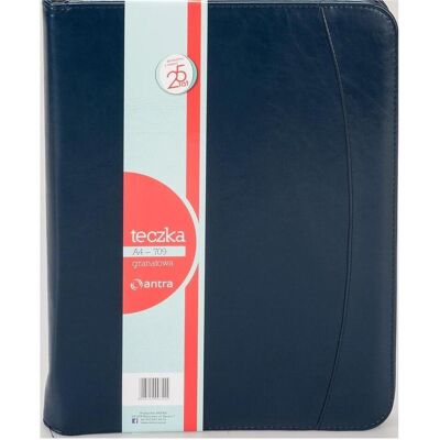 Antrax, Mappe, Aktentasche A4 709 Marineblau mit Reissverschluss (233499) (A4, 1x) Antrax, Mappe, Aktentasche A4 709 Marineblau mit Reissverschluss (233499) (A4, 1x)
