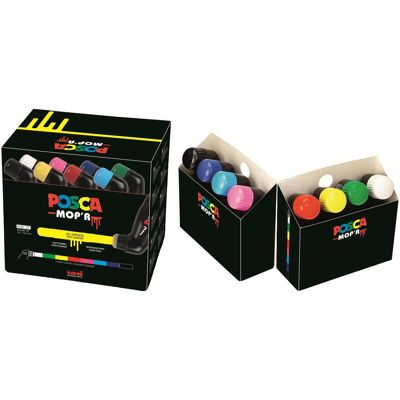 Posca, Marker, MOP'R PCM-22 Rundspitze XXL (8x) Posca, Marker, MOP'R PCM-22 Rundspitze XXL (8x)
