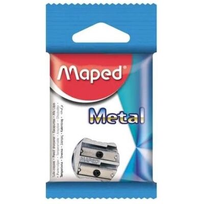 Maped, Spitzer, Klassischer Metallspitzer mit 2 Löchern Maped, Spitzer, Klassischer Metallspitzer mit 2 Löchern