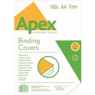 Fellowes Präsentationsdeckb. Apex clear Lightweight, Bindegerät Zubehör, Transparent Fellowes Präsentationsdeckb. Apex clear Lightweight, Bindegerät Zubehör, Transparent