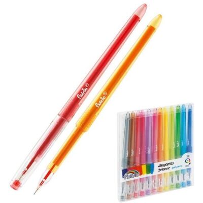 Fiorello, Schreibstifte, Gelstifte 12 Farben (12x) Fiorello, Schreibstifte, Gelstifte 12 Farben (12x)