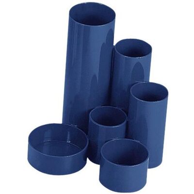 Wedo, Schreibtisch Accessoire, Stiftehalter Junior Butler blau ABS-Kunststoff 6 Fächer 13,5 x 12,0 x 14,8 cm Wedo, Schreibtisch Accessoire, Stiftehalter Junior Butler blau ABS-Kunststoff 6 Fächer 13,5 x 12,0 x 14,8 cm