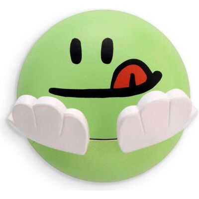 Inofix, Klebehaken + Klebenagel, Klebehaken Smiley, grün Inofix, Klebehaken + Klebenagel, Klebehaken Smiley, grün