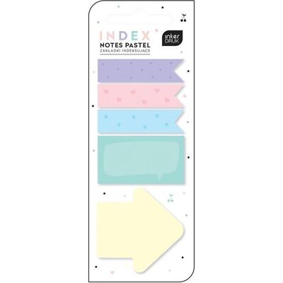 Interdruk, Haftnotiz, Haftmarker Index Notes PASTEL (45 x 4 mm) Interdruk, Haftnotiz, Haftmarker Index Notes PASTEL (45 x 4 mm)