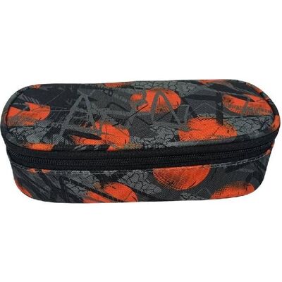 Donau, Etui, Schüleretui orange/schwarz Donau, Etui, Schüleretui orange/schwarz