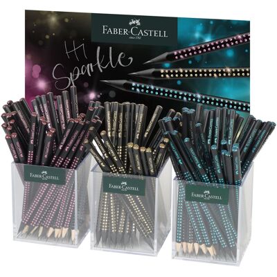 Faber-Castell, Bleistift, 3er Köcher Sparkle Bleistift Midnight. (144x) Faber-Castell, Bleistift, 3er Köcher Sparkle Bleistift Midnight. (144x)