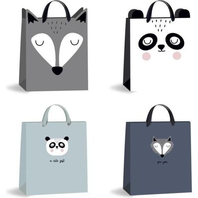 Interdruk, Geschenkverpackung, Mittlere Geschenktüte mit Griffen BB Friends Mix (1x) Interdruk, Geschenkverpackung, Mittlere Geschenktüte mit Griffen BB Friends Mix (1x)