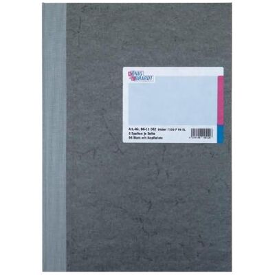 König & Ebhardt, Heft + Block, Spaltenbuch A4 96Bl 6SP (A4, Harter Einband) König & Ebhardt, Heft + Block, Spaltenbuch A4 96Bl 6SP (A4, Harter Einband)
