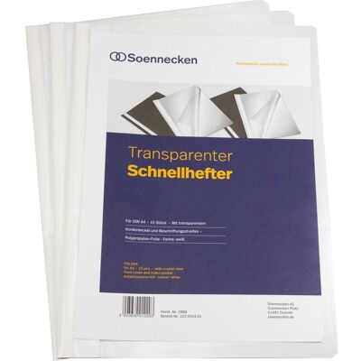 Soennecken, Mappe, Schnellhefter (A4, 10x) Soennecken, Mappe, Schnellhefter (A4, 10x)