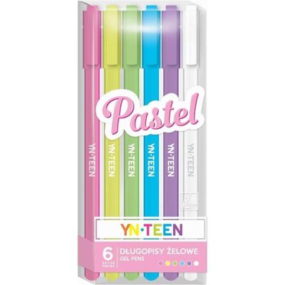 Interdruk, Schreibstifte, Gelstift 6 Farben Pastell YN TEEN (6x) Interdruk, Schreibstifte, Gelstift 6 Farben Pastell YN TEEN (6x)