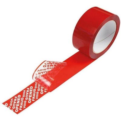 Transpak, Klebeband, Sicherheitssiegelband Breite 50mm Länge 50m Stärke 49µ PET rot rot (50 mm) Transpak, Klebeband, Sicherheitssiegelband Breite 50mm Länge 50m Stärke 49µ PET rot rot (50 mm)