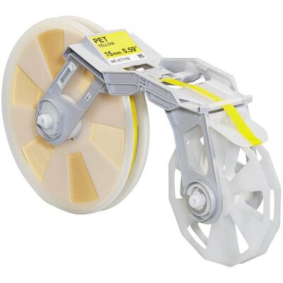 Inkadoo, Beschriftungsband, Brother MC-ET1YE DirectLabel Kassette gelb 15 mm Gelb Brother Tape Creator 50 mm (1.50 cm, Gelb) Inkadoo, Beschriftungsband, Brother MC-ET1YE DirectLabel Kassette gelb 15 mm Gelb Brother Tape Creator 50 mm (1.50 cm, Gelb)
