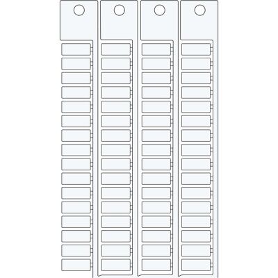 Brady, Etikettenrolle, Terminal Block Tags - 6mm x Brady, Etikettenrolle, Terminal Block Tags - 6mm x