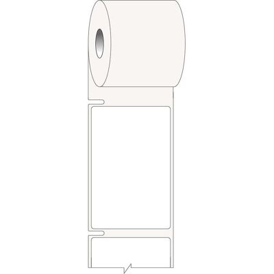 Brady, Etikettenrolle, MNK-55x85-B7610-0.4, Papier, Weiss, matt, 55.00 x 85.00 mm, permanent (400 E.) (55 mm) Brady, Etikettenrolle, MNK-55x85-B7610-0.4, Papier, Weiss, matt, 55.00 x 85.00 mm, permanent (400 E.) (55 mm)