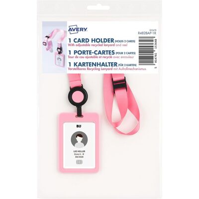 Avery Informationsschild, Lanyard mit Kartenhalter Avery Informationsschild, Lanyard mit Kartenhalter