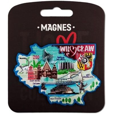 Nuance, Magnet, Magnet Ich liebe Polen Breslau ILP-MAG-A-WR-27 Nuance, Magnet, Magnet Ich liebe Polen Breslau ILP-MAG-A-WR-27