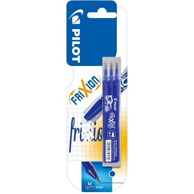 Pilot, Ersatzpatronen + Tintenfass, Frixion Ersatzmine 3er Set blau (Blau, 0.70 mm, 3 Stk.) Pilot, Ersatzpatronen + Tintenfass, Frixion Ersatzmine 3er Set blau (Blau, 0.70 mm, 3 Stk.)