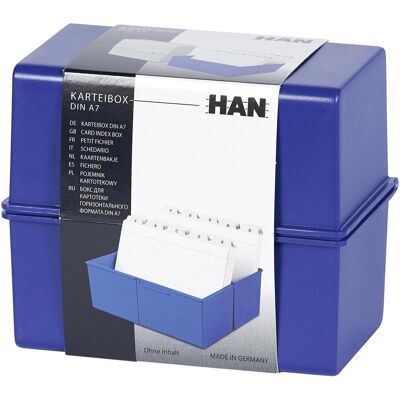 3x Han, Kartenaufbewahrung, Karteibox (A7) 3x Han, Kartenaufbewahrung, Karteibox (A7)