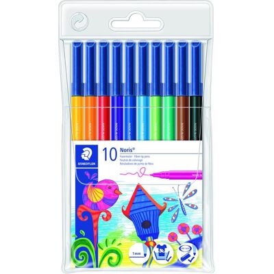 Staedtler Malstifte, Fasermaler Noris 10ST WP-Etui (10x) Staedtler Malstifte, Fasermaler Noris 10ST WP-Etui (10x)