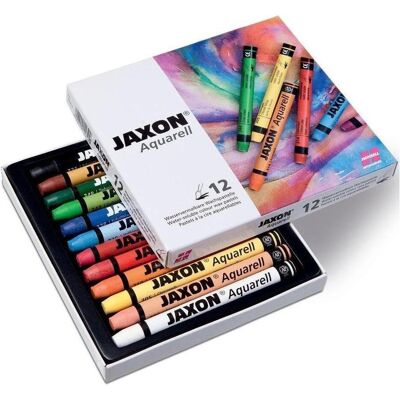Jaxon 12er Mehrfarbige Aquarellkreide Jaxon 12er Mehrfarbige Aquarellkreide