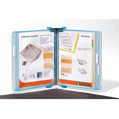 Tarifold, Informationsschild, Wand-Sichttafelsystem Candy Line 414171 DIN A4 blau mit 10 St. Sichttafeln Tarifold, Informationsschild, Wand-Sichttafelsystem Candy Line 414171 DIN A4 blau mit 10 St. Sichttafeln