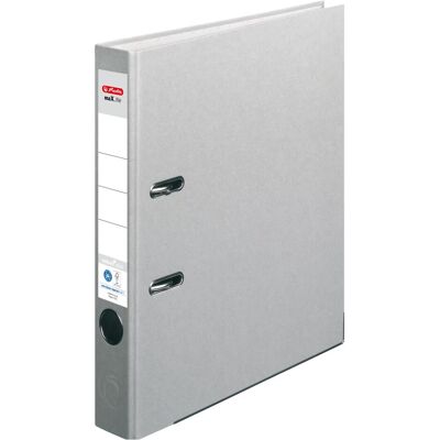 Herlitz, Ordner, Ordner maX.file nature plus, Rückenbr.: 50 mm, grau DIN A4, Spezialpapierbezug, Kantenschutz, aufgek (A4, 50 mm, 1 Stk.) Herlitz, Ordner, Ordner maX.file nature plus, Rückenbr.: 50 mm, grau DIN A4, Spezialpapierbezug, Kantenschutz, aufgek (A4, 50 mm, 1 Stk.)