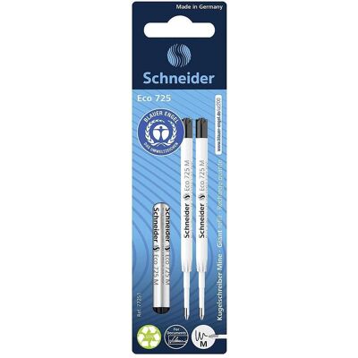 10x Schneider, Ersatzpatronen + Tintenfass, Eco 725 (Schwarz, 0.70 mm, 2 Stk.) 10x Schneider, Ersatzpatronen + Tintenfass, Eco 725 (Schwarz, 0.70 mm, 2 Stk.)