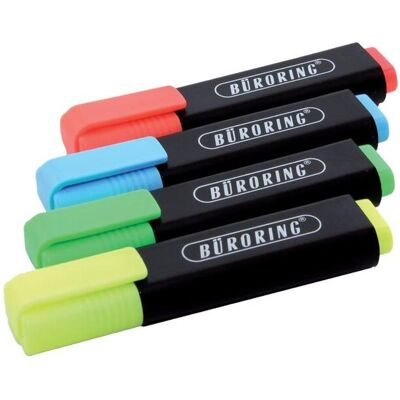 Westcott, Marker, Textmarker farbsortiert, 4 St. (4x) Westcott, Marker, Textmarker farbsortiert, 4 St. (4x)