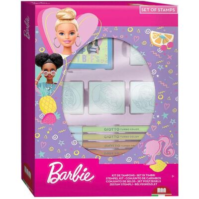 Multiprint, Stempel, Barbie -Stempelset mit 4 Stempeln Multiprint, Stempel, Barbie -Stempelset mit 4 Stempeln