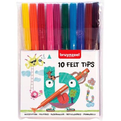 Bruynzeel, Malstifte, Filzstifte (10x) Bruynzeel, Malstifte, Filzstifte (10x)