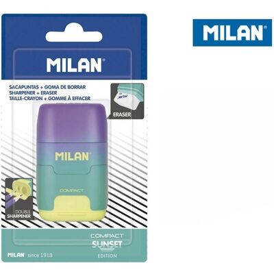 Milan, Spitzer, Blister Sharpening Compact Sunset Turquoise Yellow Milan, Spitzer, Blister Sharpening Compact Sunset Turquoise Yellow