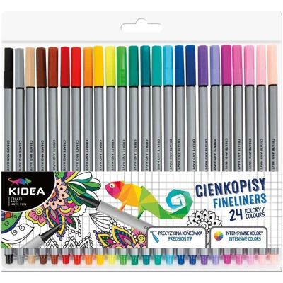 Derform, Schreibstifte, KIDEA Fineliner 24 Farben (24x) Derform, Schreibstifte, KIDEA Fineliner 24 Farben (24x)