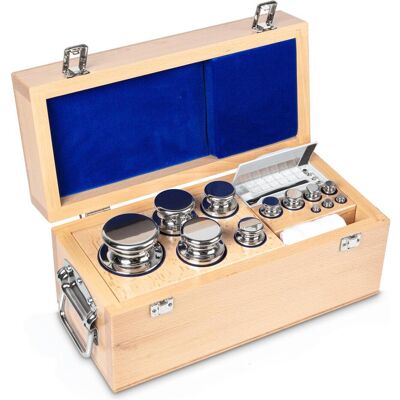 Kern, Feinwaage, F1 Gewichtsatz. 1 g - 10 kg / Edelstahl. im Hol Kern, Feinwaage, F1 Gewichtsatz. 1 g - 10 kg / Edelstahl. im Hol