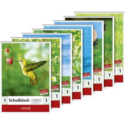 Brunnen, Heft + Block, Collegeblock Lineatur Lineatur 1, 11 Liniensysteme, Kontrastlineatur liniert DIN A5 ohne (A5) Brunnen, Heft + Block, Collegeblock Lineatur Lineatur 1, 11 Liniensysteme, Kontrastlineatur liniert DIN A5 ohne (A5)