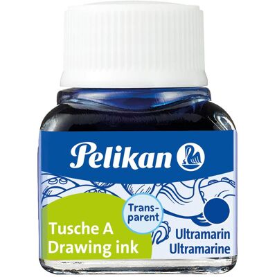 Pelikan Ersatzpatronen + Tintenfass, Tusche A (Blau, 1 Stk.) Pelikan Ersatzpatronen + Tintenfass, Tusche A (Blau, 1 Stk.)