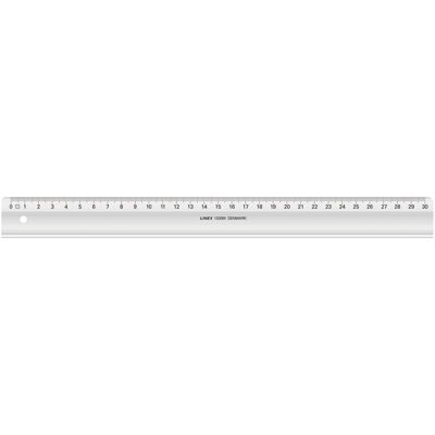Linex, Lineal, Schullineal transparent (30 cm, Kunststoff) Linex, Lineal, Schullineal transparent (30 cm, Kunststoff)