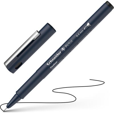 Schneider, Schreibstifte, Fineliner Pictus, 0,4 mm, schwarz (1x) Schneider, Schreibstifte, Fineliner Pictus, 0,4 mm, schwarz (1x)