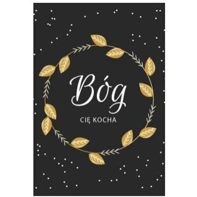 Szaron, Grusskarte + Briefpapier, Eine Klappkarte - Gott liebt dich, vergoldet Szaron, Grusskarte + Briefpapier, Eine Klappkarte - Gott liebt dich, vergoldet