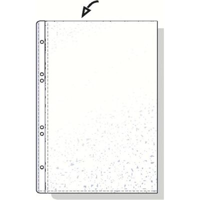 Rexel, Mappe, HETZEL Prospekthülle Economic, A6, PP, genarbt, 0,075 mm oben offen, Lochung: 80-27-47-27, mit Lochr (A6, 50x) Rexel, Mappe, HETZEL Prospekthülle Economic, A6, PP, genarbt, 0,075 mm oben offen, Lochung: 80-27-47-27, mit Lochr (A6, 50x)