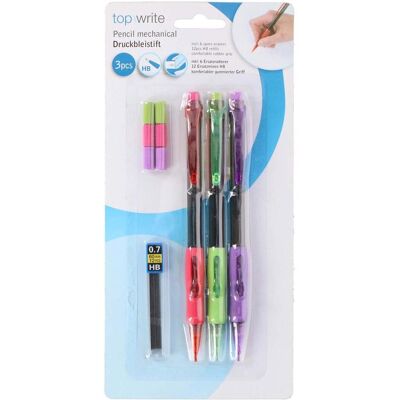 Topwrite, Bleistift, Druckbleistift-Set (0.70 mm, 3x) Topwrite, Bleistift, Druckbleistift-Set (0.70 mm, 3x)