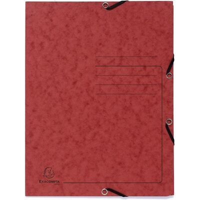Exacompta, Mappe, 25 Eckspanner DIN A4 rot (A4, 25x) Exacompta, Mappe, 25 Eckspanner DIN A4 rot (A4, 25x)
