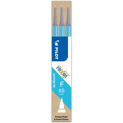 Pilot, Ersatzpatronen + Tintenfass, FriXion Refill Point Set Set à 3 (Hellblau, 0.50 mm, 3 Stk.) Pilot, Ersatzpatronen + Tintenfass, FriXion Refill Point Set Set à 3 (Hellblau, 0.50 mm, 3 Stk.)