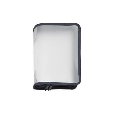 Foldersys, Mappe, Reissverschlussbeutel A5 transparent/schwarz 0,5 mm (A5, 1x) Foldersys, Mappe, Reissverschlussbeutel A5 transparent/schwarz 0,5 mm (A5, 1x)