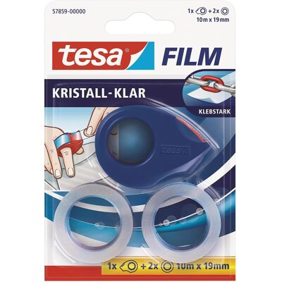 tesa, Klebebandabroller, tesafilm Mini Abroller inkl. 2 Rollen tesafilm kristall-klar (Assortiert) tesa, Klebebandabroller, tesafilm Mini Abroller inkl. 2 Rollen tesafilm kristall-klar (Assortiert)