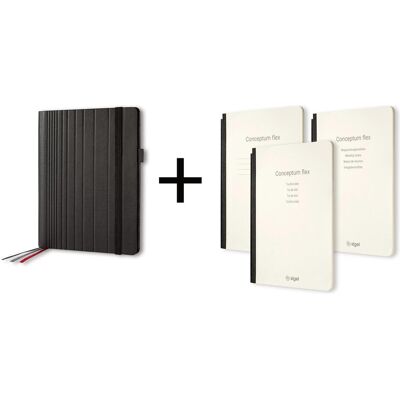Sigel, Heft + Block, Notizbuch Conceptum flex (A5, Liniert, Harter Einband) Sigel, Heft + Block, Notizbuch Conceptum flex (A5, Liniert, Harter Einband)