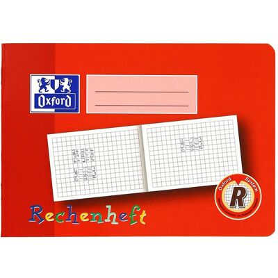 Oxford, Heft + Block, Rechenheft, A5 quer (A5, Kariert) Oxford, Heft + Block, Rechenheft, A5 quer (A5, Kariert)