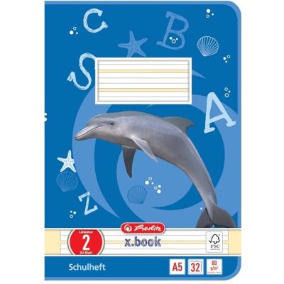 Herlitz, Heft + Block, Schulheft x.book, DIN A5, Lineatur 2 / liniert (A5, Liniert, Harter Einband) Herlitz, Heft + Block, Schulheft x.book, DIN A5, Lineatur 2 / liniert (A5, Liniert, Harter Einband)